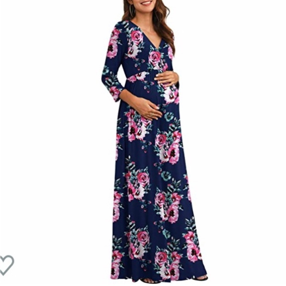 NWT Maternity Maxi Dress size small